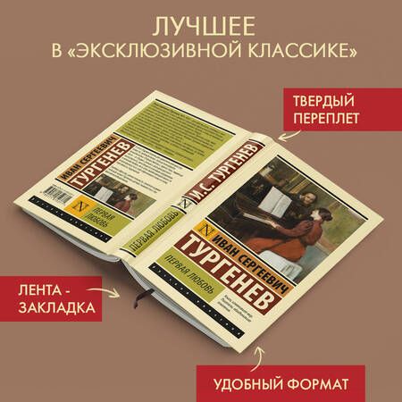 Фотография книги "Тургенев: Первая любовь"