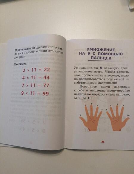 Фотография книги "Учим таблицу умножения"