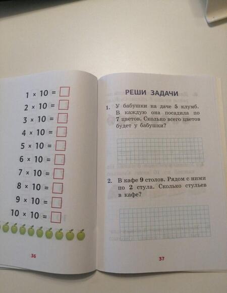 Фотография книги "Учим таблицу умножения"