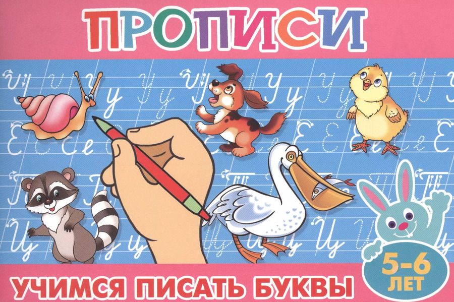 Обложка книги "Учимся писать буквы (5-6л.) (мПропДМал)"