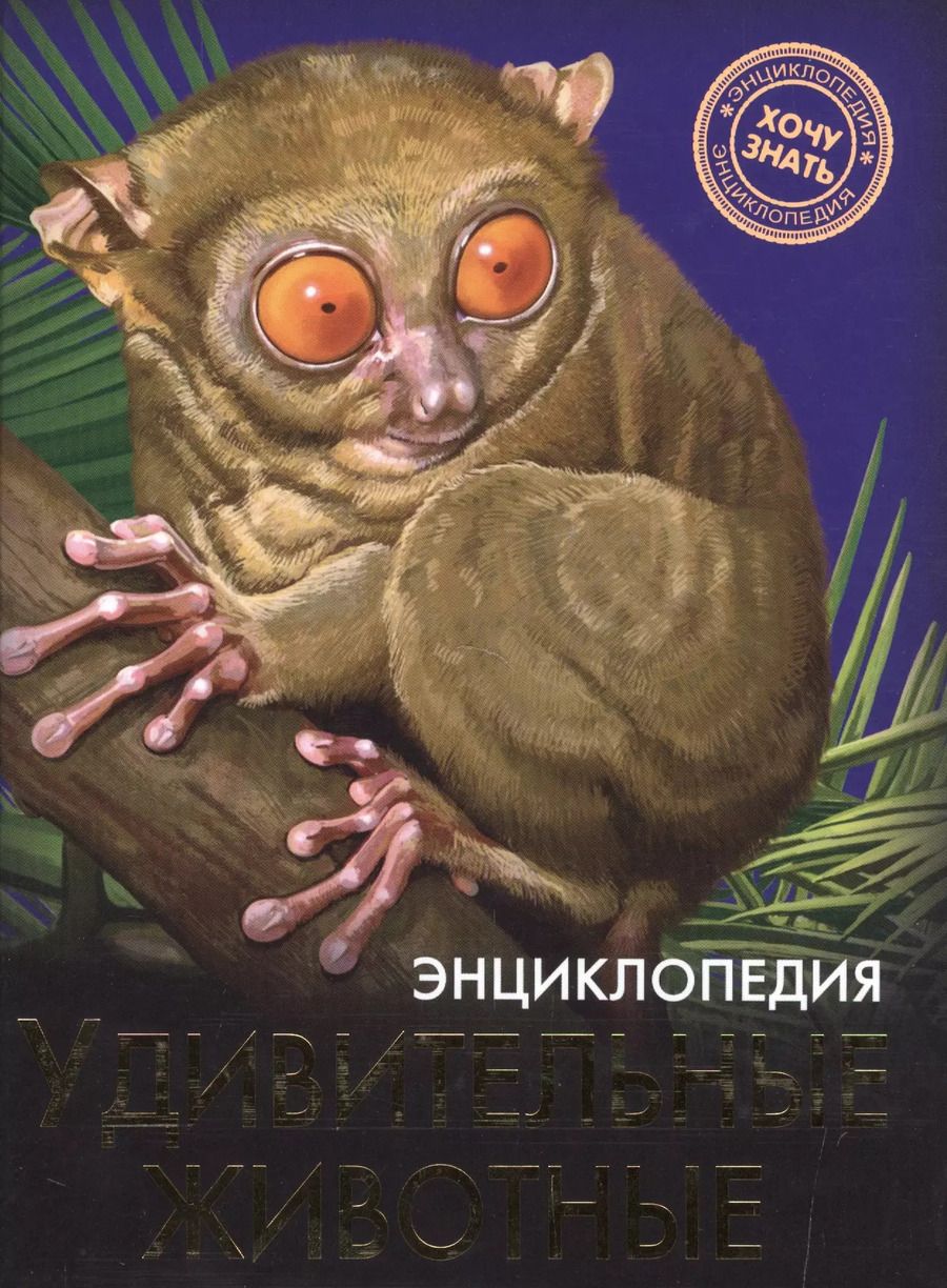 Обложка книги "Удивительные животные Энциклопедия (ХочЗн)"
