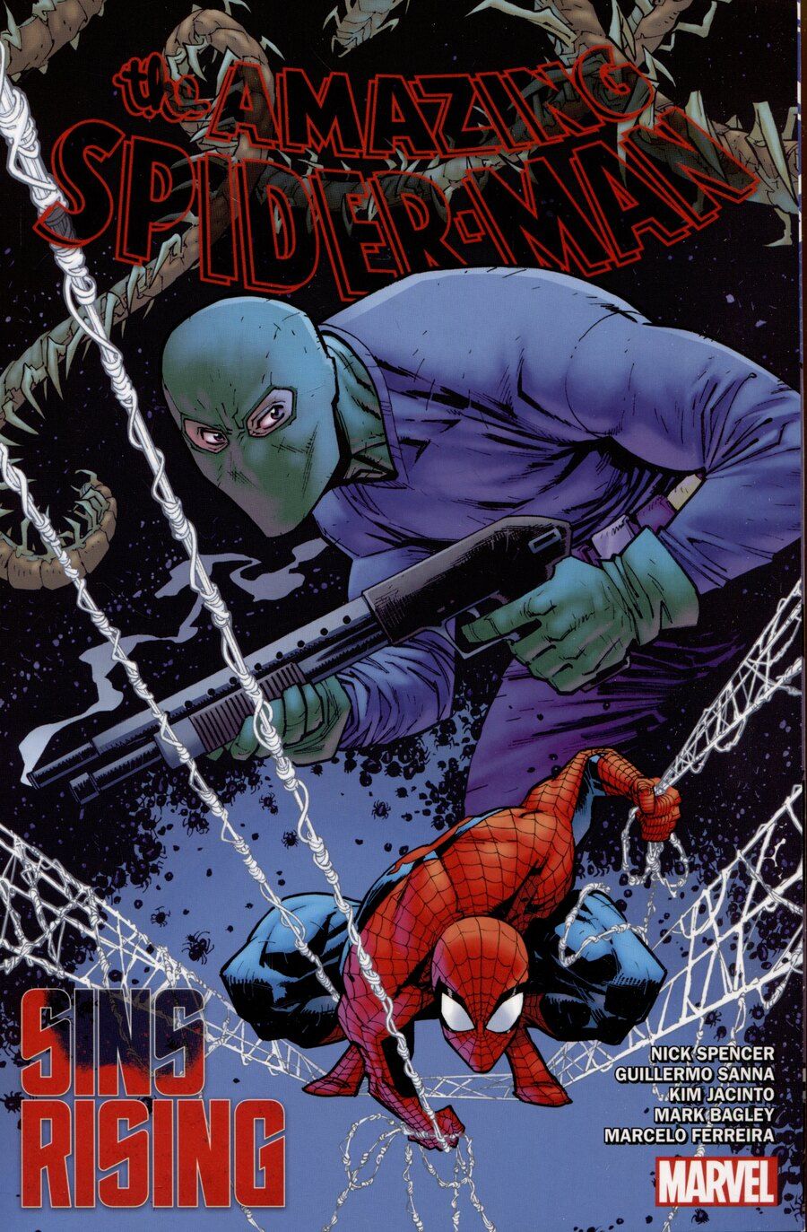 Обложка книги "Ник Спенсер: Amazing Spider-Man Volume 9: Sins Rising / Удивительный Человек-паук. Том 9: Восстание грехов"