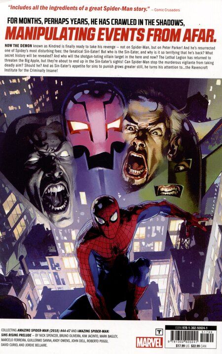 Фотография книги "Ник Спенсер: Amazing Spider-Man Volume 9: Sins Rising / Удивительный Человек-паук. Том 9: Восстание грехов"