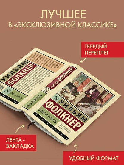 Фотография книги "Уильям Фолкнер: Звук и ярость"