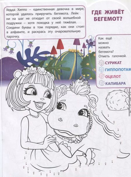 Фотография книги "Умная раскраска "Энчантималс""