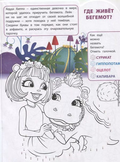 Фотография книги "Умная раскраска "Энчантималс""