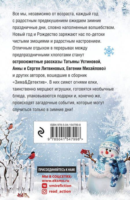 Фотография книги "Устинова, Литвинова, Литвинов: Зима & Детектив"