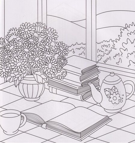 Фотография книги "Уютная раскраска. Милый дом"