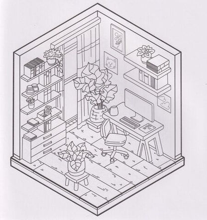 Фотография книги "Уютная раскраска. Милый дом"