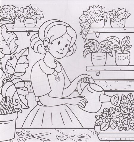 Фотография книги "Уютная раскраска. Мир девчёнок"