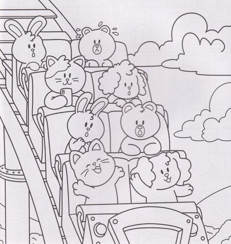 Фотография книги "Уютная раскраска. Забавные животные"