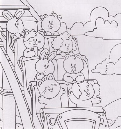 Фотография книги "Уютная раскраска. Забавные животные"