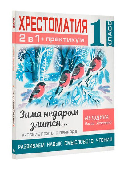 Фотография книги "Узорова: Хрестоматия. 1 класс. Практикум. Развиваем навык смыслового чтения. Зима недаром злится"