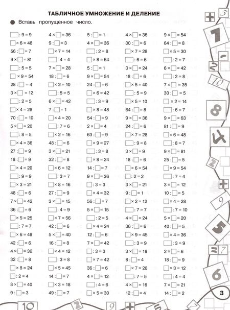 Фотография книги "Узорова, Нефёдова: Математика. 3 класс. Лучший тренинг. Умножаем. Делим. Примеры с "окошками""
