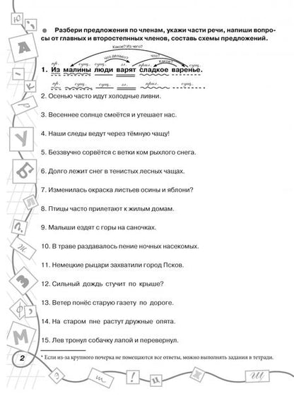 Фотография книги "Узорова, Нефёдова: Русский язык. 3 класс. Все виды разбора предложений. С методическими рекомендациями"