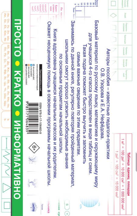 Фотография книги "Узорова, Нефёдова: Все таблицы для 4 класса. Русский язык. Математика. Окружающий мир"
