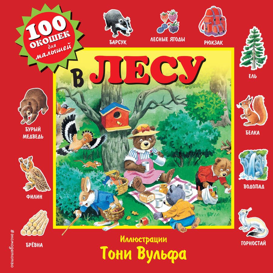 Обложка книги "В лесу. Виммельбух"