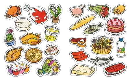 Фотография книги "В магазине. Книга с наклейками"