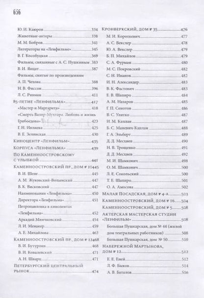 Фотография книги "Валентин Привалов: Ленфильм и ленфильмовцы. Дома и люди Петроградской стороны"