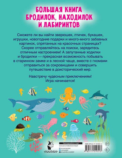 Фотография книги "Валентина Дмитриева: Большая книга бродилок, находилок и лабиринтов"