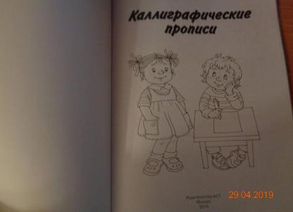 Фотография книги "Валентина Дмитриева: Каллиграфические прописи"