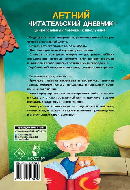 Фотография книги "Валентина Дмитриева: Летний читательский дневник школьника"