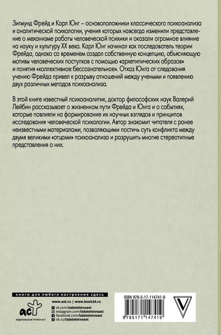 Фотография книги "Валерий Лейбин: Фрейд и Юнг: учения и биографии"