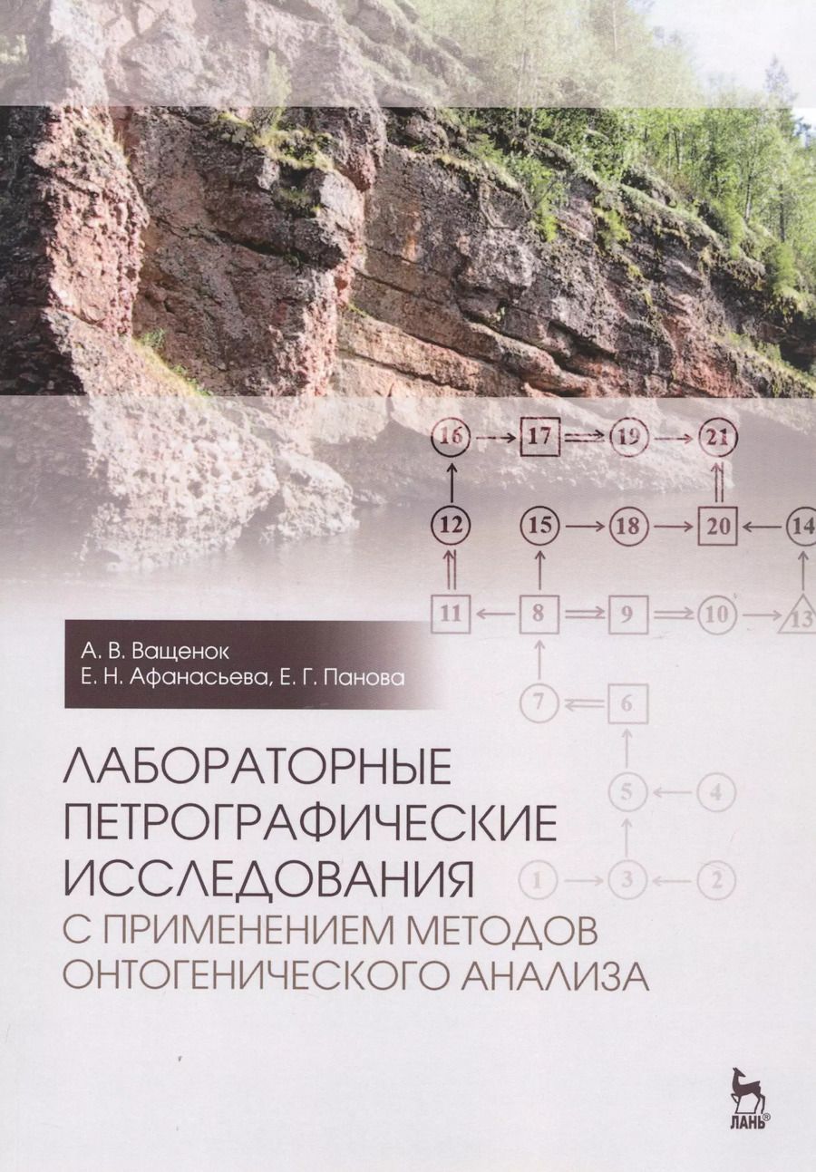Обложка книги "Ващенок, Афанасьева, Панова: Лабораторные петрографические исследования с применением методов онтогенического анализа"