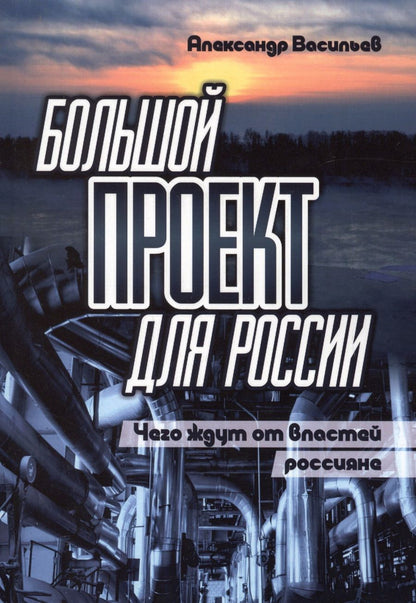 Обложка книги "Васильев: Большой проект для России. Чего ждут от властей россияне"