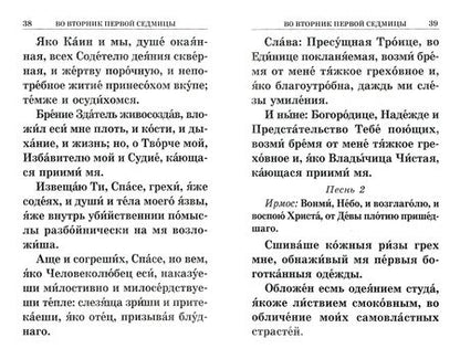 Фотография книги "Великий покаянный канон святого Андрея Критского, читаемый в первую и пятую неделю Великого поста"