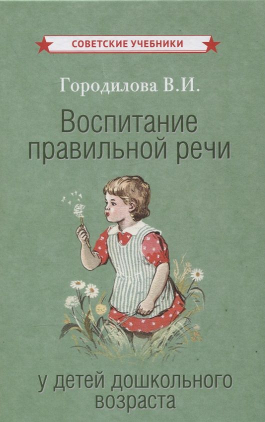 Обложка книги "Вера Городилова: Воспитание правильной речи у детей дошкольного возраста"