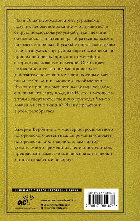 Фотография книги "Вербинина: Подмосковная ночь"