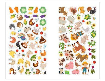 Фотография книги "Веселые наклейки. В деревне"