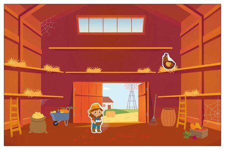 Фотография книги "Веселые наклейки. В деревне"