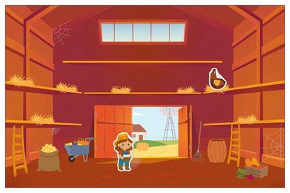 Фотография книги "Веселые наклейки. В деревне"