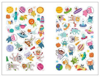 Фотография книги "Веселые наклейки. В космосе"