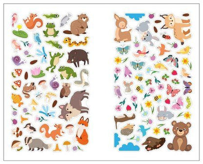 Фотография книги "Весёлые наклейки. В лесу"