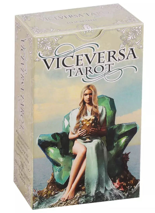 Обложка книги "Viceversa Tarot = Таро Двустороннее (78 двусторонних карт + инструкция на английском языке)"