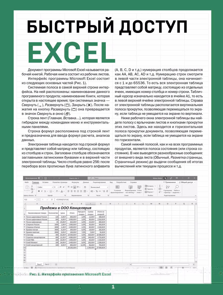 Обложка книги "Виктор Шитов: Быстрый доступ. Excel"
