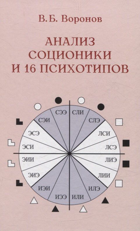 Обложка книги "Виктор Воронов: Анализ соционики и 16 психотипов"