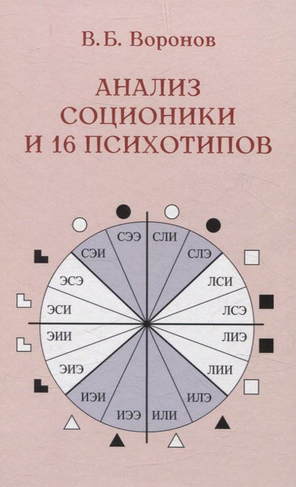 Обложка книги "Виктор Воронов: Анализ соционики и 16 психотипов"