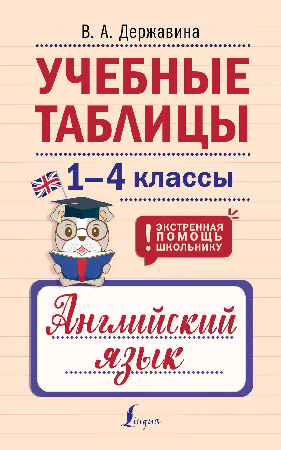 Обложка книги "Виктория Державина: Учебные таблицы. Английский язык. 1-4 классы"