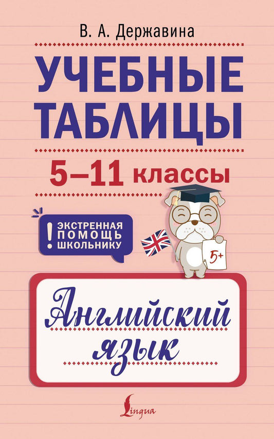 Обложка книги "Виктория Державина: Учебные таблицы. Английский язык. 5-11 классы"