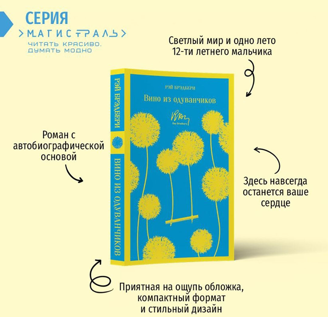 Фотография книги "Вино из одуванчиков"