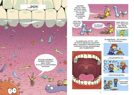 Фотография книги "Виола: Пищеварение. Научный комикс"