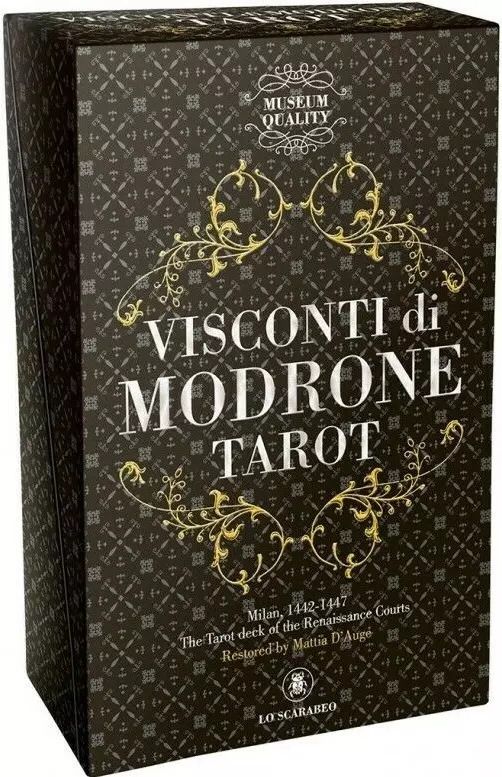 Обложка книги "Таро Висконти Ди Модроне / Visconti di Modrone Tarot. 89 карт"