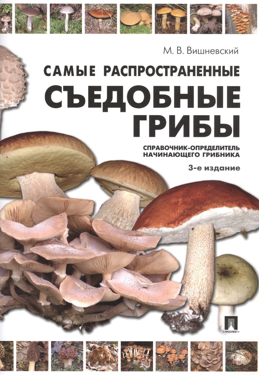 Обложка книги "Вишневский МихаилСамые распространенные съедобные грибы.Справочник-определитель начинающего грибника.-3-е изд."