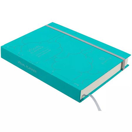 Фотография книги "Visual planner: Цели. Мечты. Достижения.  Позитивный ежедневник от @lulyaka.blog (морская волна)"