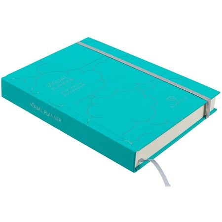 Фотография книги "Visual planner: Цели. Мечты. Достижения.  Позитивный ежедневник от @lulyaka.blog (морская волна)"