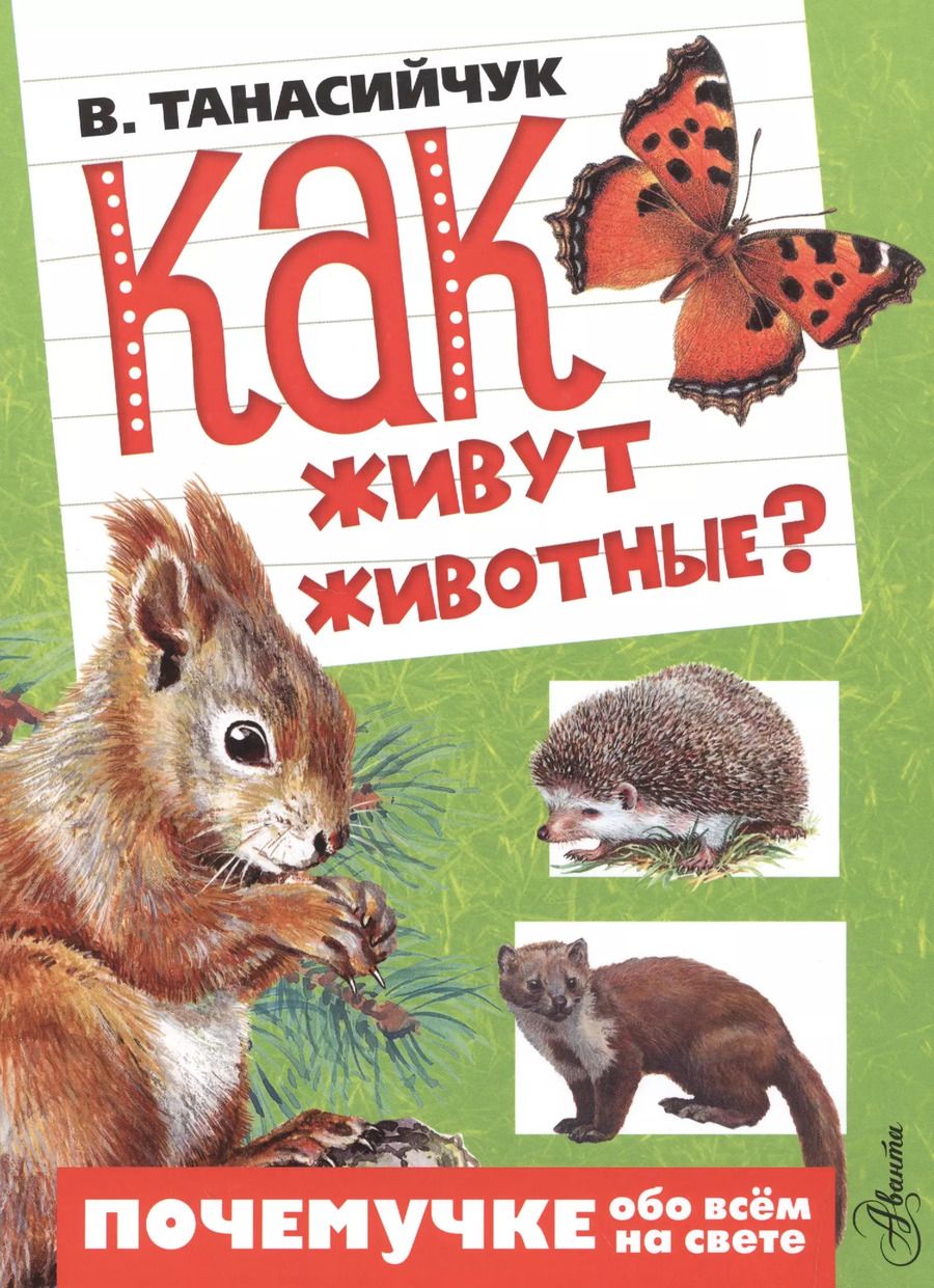Обложка книги "Виталий Танасийчук: Как живут животные?"